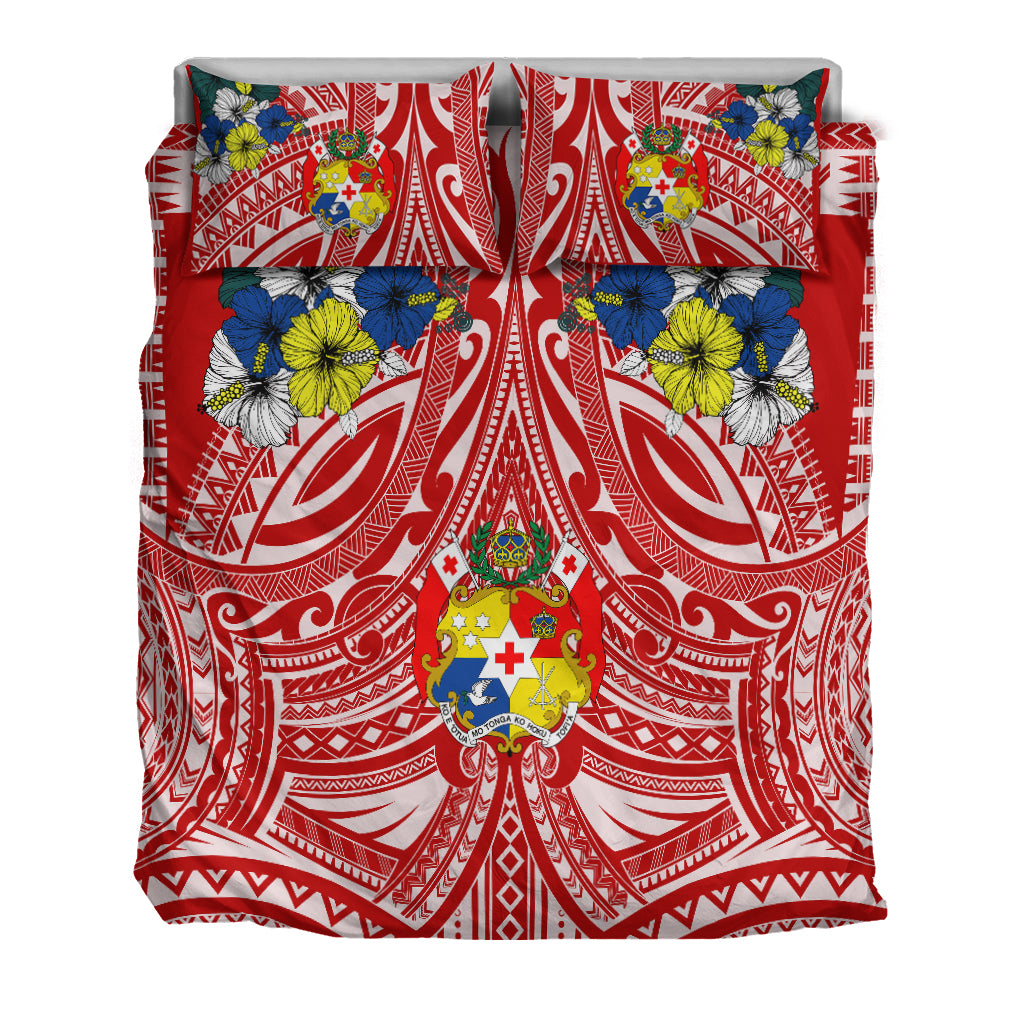 Tonga Bedding Set - Polynesian Pattern Red Color LT7 - Polynesian Pride