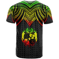 Tonga T Shirt Polynesian Armor Style Reagge - Polynesian Pride