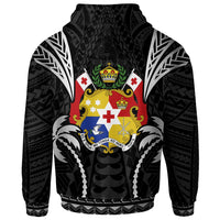Tonga Hoodie Blood Runs Through My Veins Style Black - Polynesian Pride