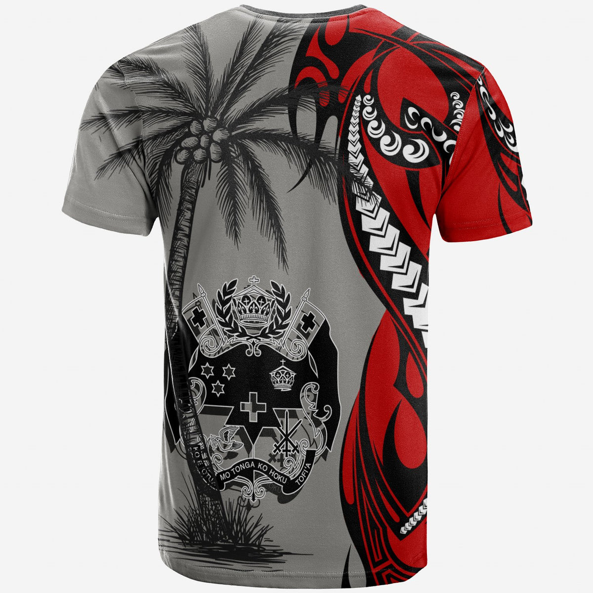 Tonga T Shirt Classical Coconut Tree - Polynesian Pride