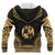 Tonga Polynesian Chief Custom Zip up Hoodie Gold Version Unisex Gold - Polynesian Pride