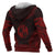 Tonga Polynesian Chief Custom Zip up Hoodie Red Version - Polynesian Pride