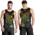 Tonga Custom Personalised Men's Tank Top - Reggae Turtle - Polynesian Pride