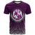 Tonga T Shirt Circle Pattern Purple Unisex Purple - Polynesian Pride