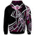 Tahiti Hoodie Tribal Flower Special Pattern Purple Color - Polynesian Pride