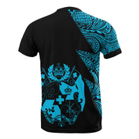 Tonga T Shirt Polynesian Pattern Neon Flash Style - Polynesian Pride