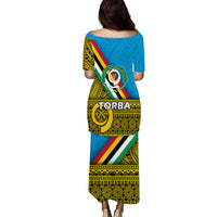 Vanuatu Torba Province Day Puletasi Dress Torba Flag Color Style LT9 - Polynesian Pride