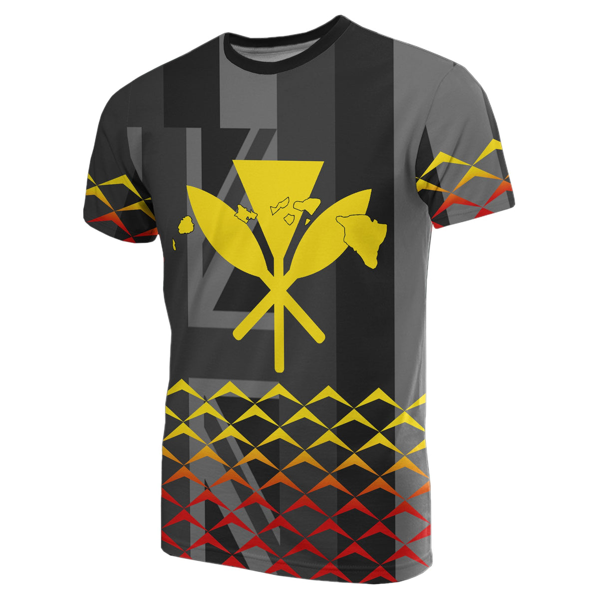 Kanaka Mauna Kea T shirt Triangle Style - Polynesian Pride