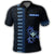 Hawaiian Polynesian Kanaka and Shark Polo Shirt Blue Light Style - Polynesian Pride