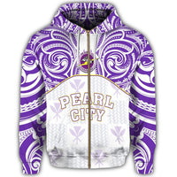 hawaiiZipper Hoodie Kanaka Pearl City High School Zipper Hoodie Demodern Style - Polynesian Pride