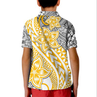 Traditional Polynesian Tribal Tattoo Retro Polo Shirt Yellow LT9 - Polynesian Pride