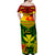 Hawaiian Tribal Kanaka Maoli Matching Dress and Hawaiian Shirt Reggae Polynesian Version LT9 - Polynesian Pride