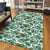 Tropical Flowers Monstera Leaf Area Rug - AH - Polynesian Pride