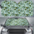 Tropical Flowers Monstera Leaf Hawaii Car Sun Shade Auto Sun Shade Universal Fit White - Polynesian Pride