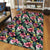 Tropical Flowers, Palm And Leaves Area Rug - AH - Polynesian Pride