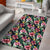 Tropical Flowers, Palm And Leaves Area Rug - AH - Polynesian Pride