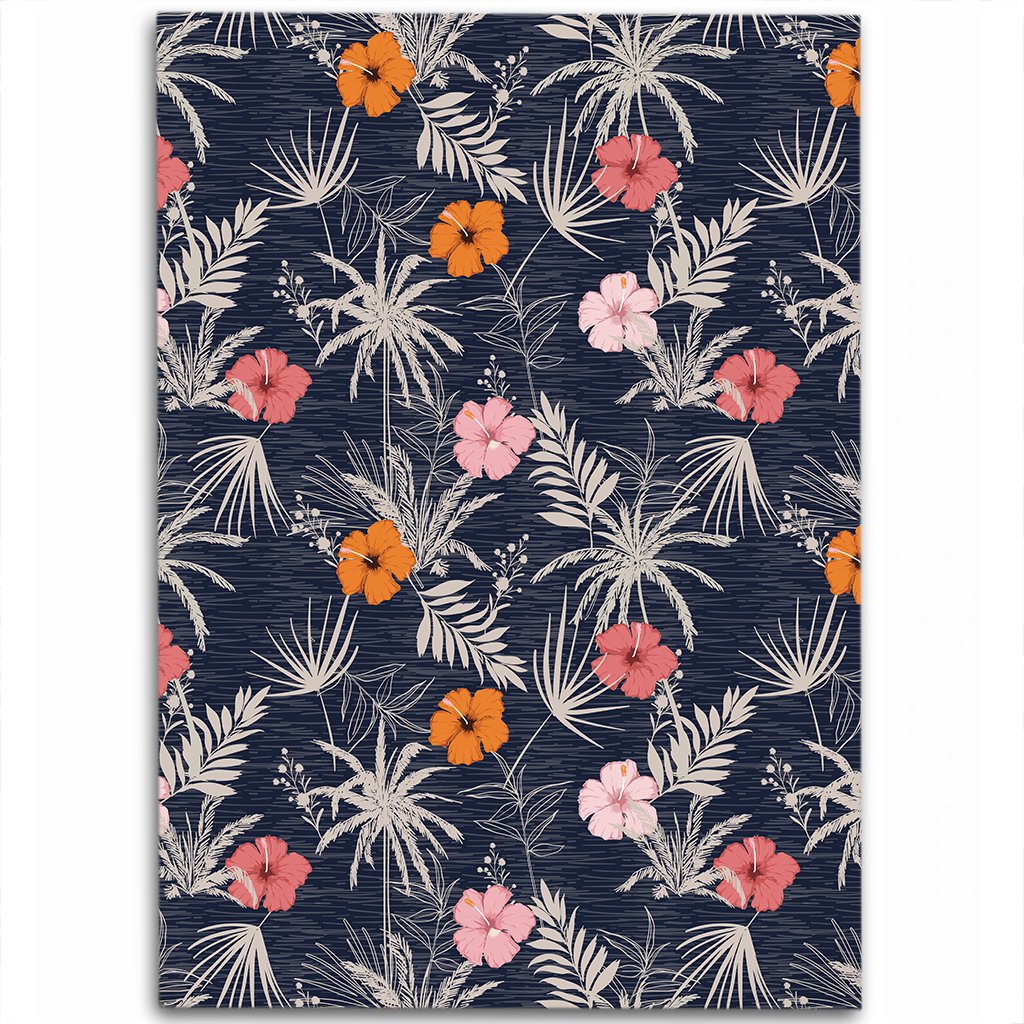 Tropical Grey Area Rug - AH Luxurious - Polynesian Pride