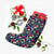 Tropical Hibiscus Red And Plumeria White Christmas Stocking - Polynesian Pride