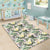 Tropical Jungle Parrots And Flamingos Area Rug - AH - Polynesian Pride