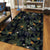 Tropical Leaves And Flowers In The Night Style Area Rug - AH - Polynesian Pride