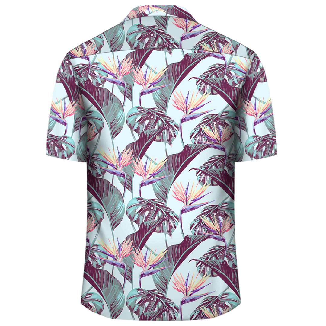 Tropical Monstera Leaf Hawaiian Shirt - Polynesian Pride