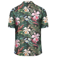 Tropical Monstera Leaf Red Hawaiian Shirt - Polynesian Pride