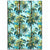 Tropical Palm Trees Blue Area Rug - AH Luxurious - Polynesian Pride