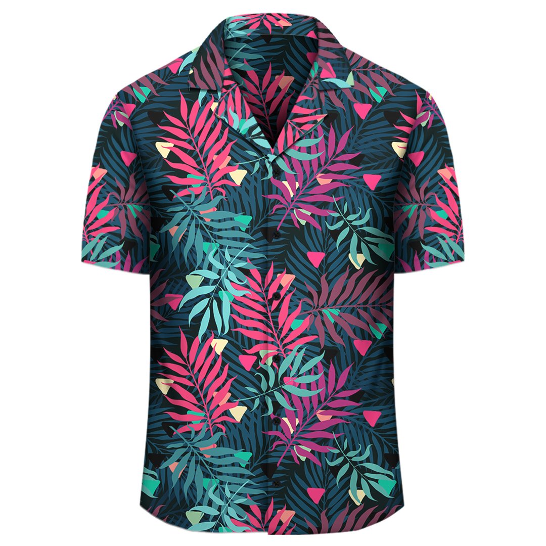 Tropical Pattern Hawaiian Shirt - Polynesian Pride