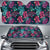 Tropical Pattern Hawaii Car Sun Shade Auto Sun Shade Universal Fit White - Polynesian Pride