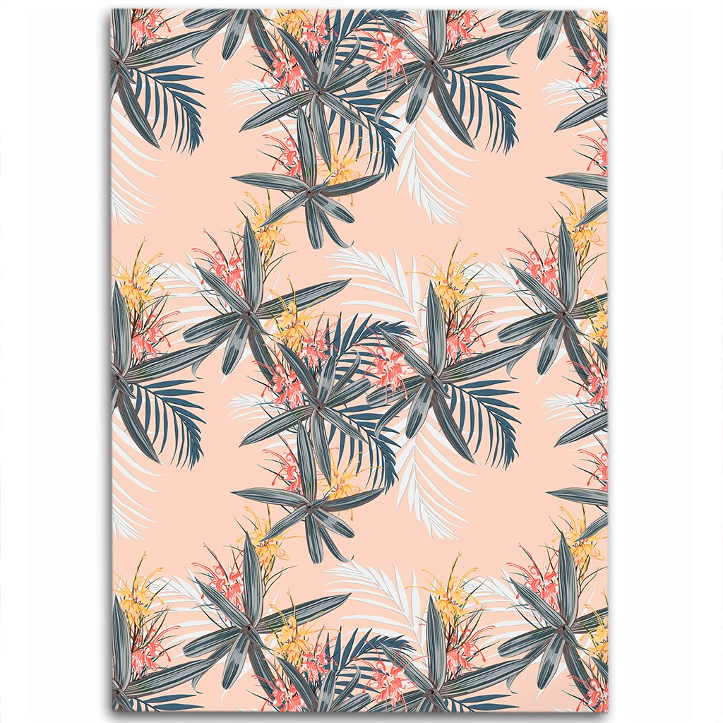 Tropical Pattern Pink Area Rug - AH Luxurious - Polynesian Pride