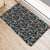 Tropical Strelitzia Black Hawaii Door Mat - Polynesian Pride