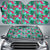 Tropical Strelitzia Blue Hawaii Car Sun Shade Auto Sun Shade Universal Fit Blue - Polynesian Pride