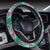 Tropical Strelitzia Blue Hawaii Universal Steering Wheel Cover with Elastic Edge - Polynesian Pride