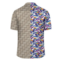 Tropical Strelitzia Lauhala Moiety Hawaiian Shirt - Polynesian Pride