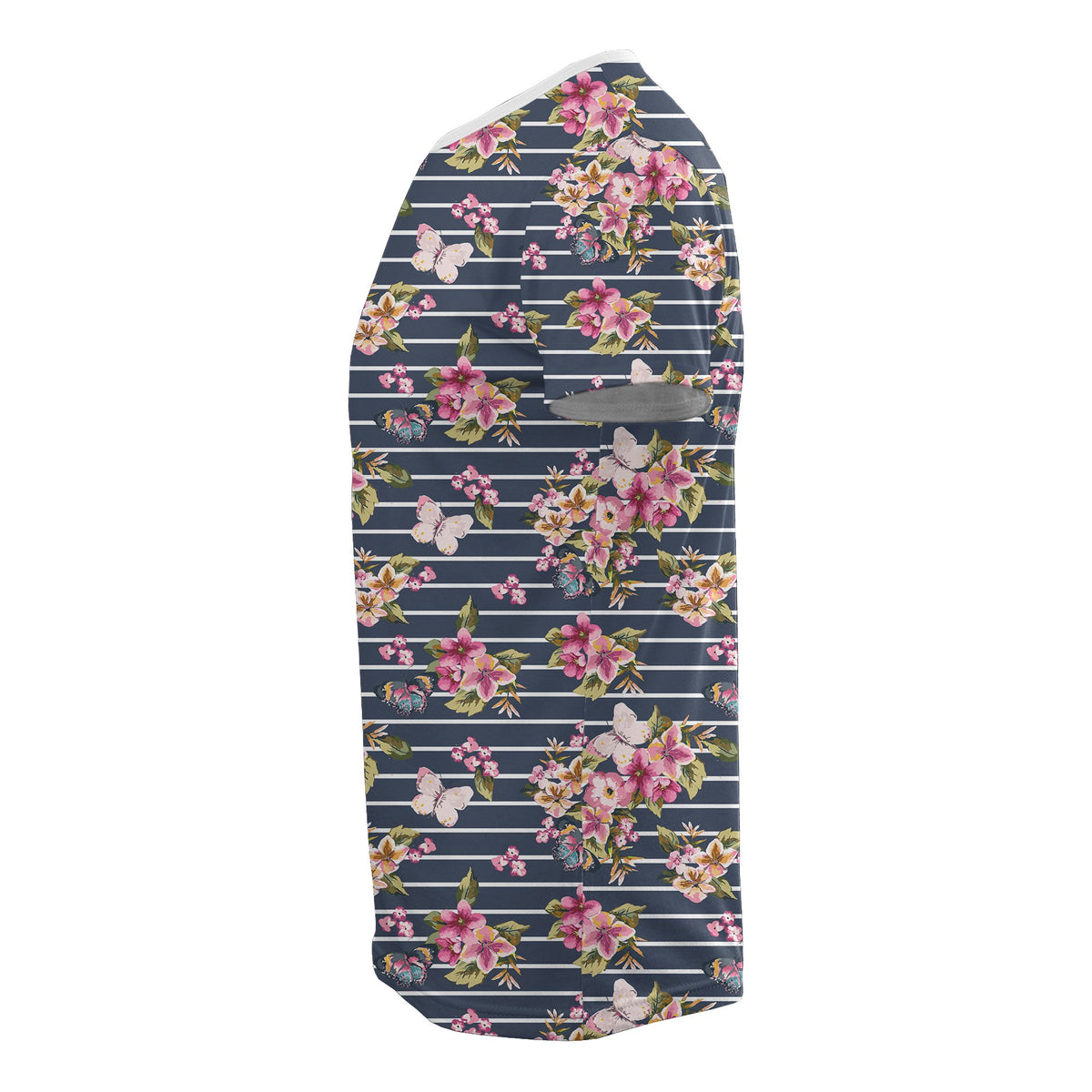 Hawaii Tropical Butterfly Pink T Shirt - Polynesian Pride