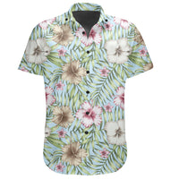 Hawaiian Shirt - Tropical Hibiscus Palm Leaves Shirt - Polynesian Pride