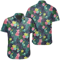 Hawaiian Shirt - Tropical Hibiscus Shirt Unisex Black - Polynesian Pride