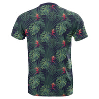 Hawaii Tropical Monstera Leaf Green T Shirt - Polynesian Pride