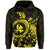 Kanaka Map Hoodie (Yellow) Turtle Style - Polynesian Pride