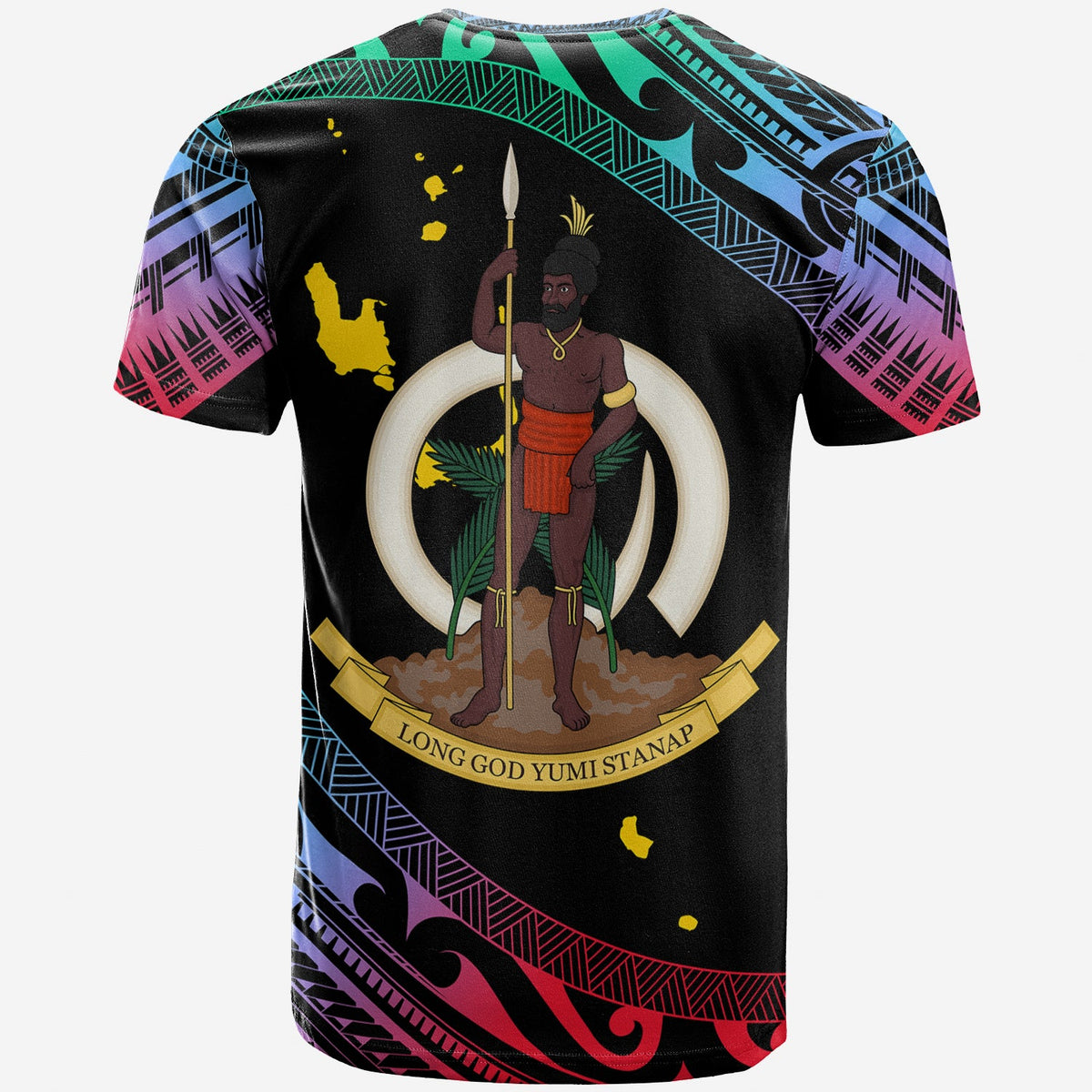 Vanuatu T Shirt Proud To Be A Ni Van Polynesian Patterns Shefa Province LT7 - Polynesian Pride