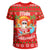 Hawaiian Santa Claus Mele Kalikimaka T Shirt Red Aviv Style AH - Polynesian Pride