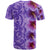 Hawaii Hibiscus Flower Polynesian T Shirt Curtis Style Purple - Polynesian Pride