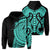 Hawaii Polynesian Hoodie In My Heart Ryan Style Turquoise Unisex Turquoise - Polynesian Pride