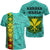 Hawaii Kanaka Flag Polynesian T Shirt Kanaka Maoli Spirit Turquoise Unisex Turquoise - Polynesian Pride