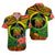 Polynesian Turtle Hawaiian Shirt Circle Turtle Hibiscus Reggae LT9 Unisex Reggae - Polynesian Pride