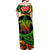 Polynesian Turtle Matching Dress and Hawaiian Shirt Circle Turtle Hibiscus Reggae LT9 - Polynesian Pride