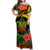 Polynesian Turtle Women Off Shoulder Long Dress Circle Turtle Hibiscus Reggae LT9 Women Reggae - Polynesian Pride