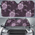 Turtle Plumeria Violet Car Sun Shade AH Auto Sun Shade Universal Fit White - Polynesian Pride