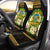 Tuvalu Car Seat Cover - Polynesian Gold Patterns Collection Universal Fit Black - Polynesian Pride