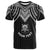 Tuvalu Custom T Shirt Polynesian Armor Style Black Unisex Black - Polynesian Pride